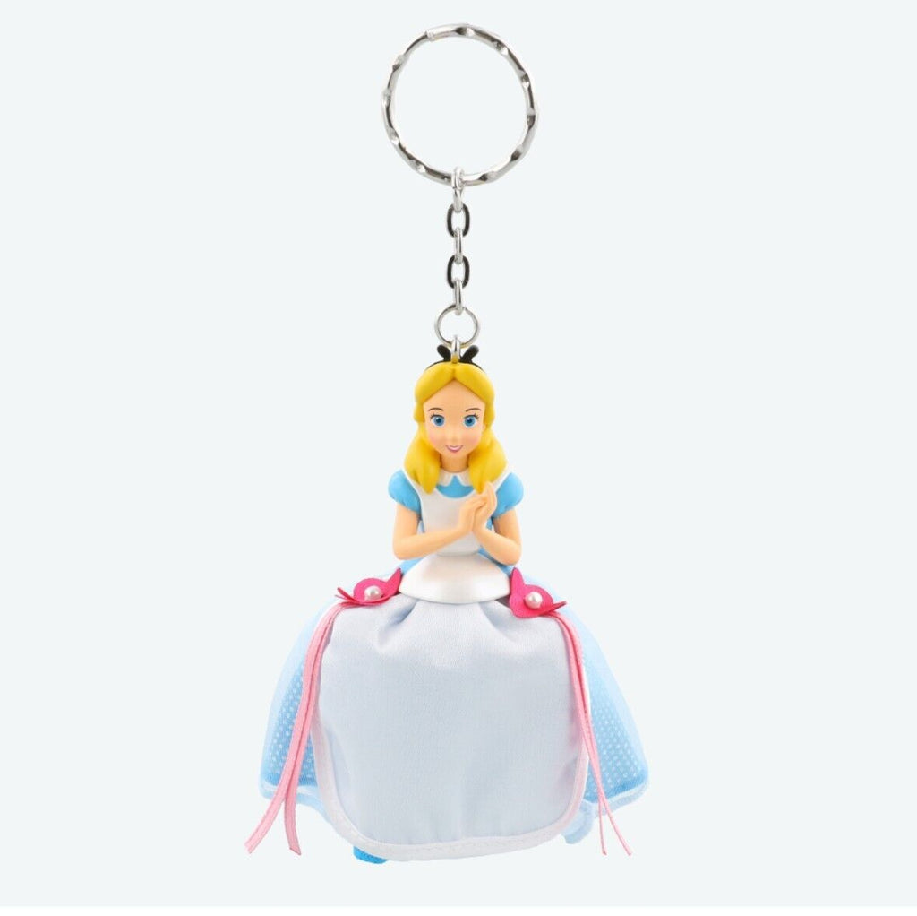 PRADA アリスキャラクターキーホルダー Amazon.com: Prada Trick Pelle Azzurro Jasmine Doll Keyring Key