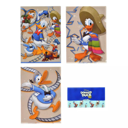 Pre-Order Disney Store JAPAN 2024 Donald Birthday 90th Clear File Set JDS