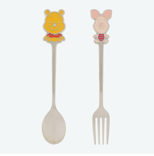 Pre-Order Tokyo Disney Resort Cutlery Spoon Fork Set Pooh & Piglet