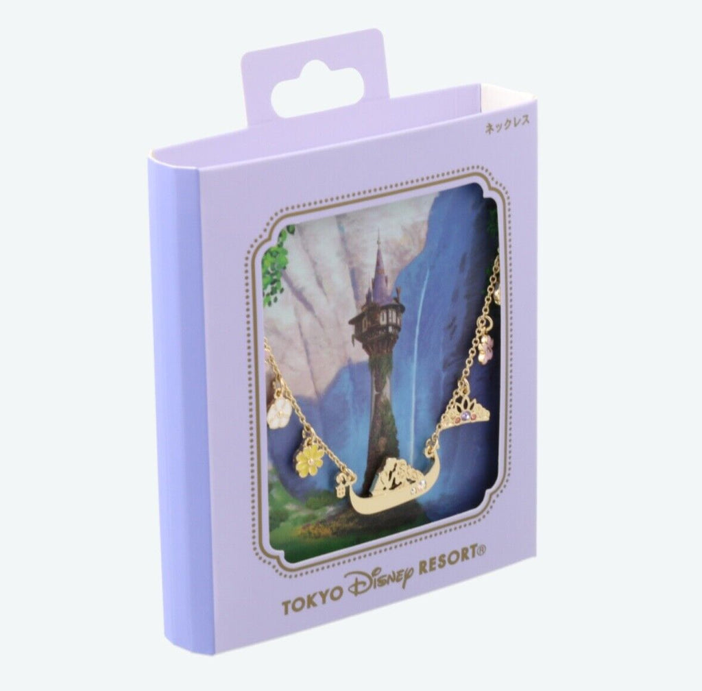 Pre-Order Tokyo Disney Resort Necklace Tangled Rapunzel & Flynn