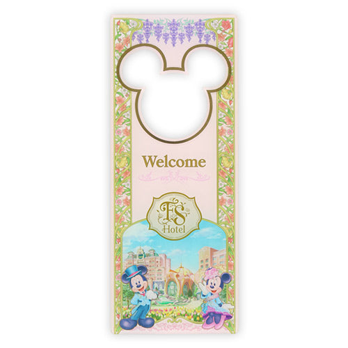 Pre-Order Tokyo Disney Resort 2024 TDS Fantasy Springs Hotel Sign Plate Mickey Minnie
