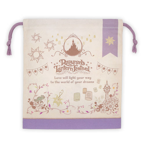 Pre-Order Tokyo Disney Resort 2024 TDS Fantasy Springs Rapunzel KINCHAKU Bag Tangled
