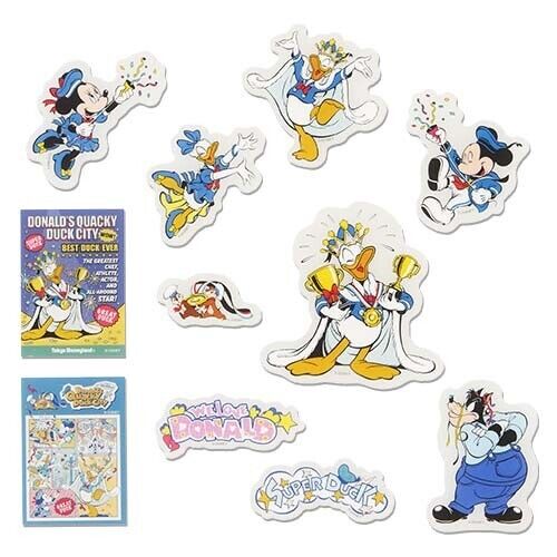 Pre-Order Tokyo Disney Resort 2024 Donald Quacky Duck City Sticker Set