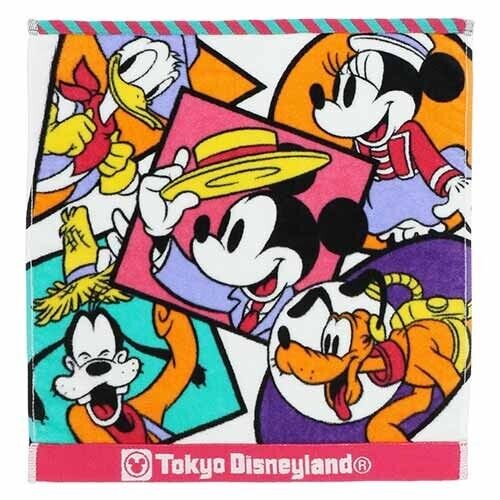 Pre-Order Tokyo Disney Resort 2024 Old Paper Bag Design Towel Set Retro