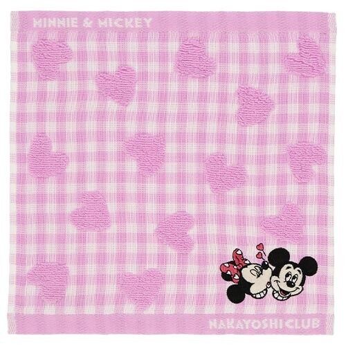 Pre-Order Tokyo Disney Resort 2024 Mickey Minnie NAKAYOSHI Club Mini Towel Set