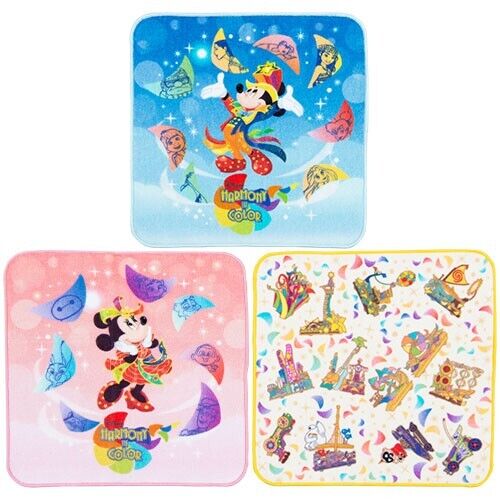 Pre-Order Tokyo Disney Resort 2023 TDR 40th Harmony In Color Mini Towel Set 3