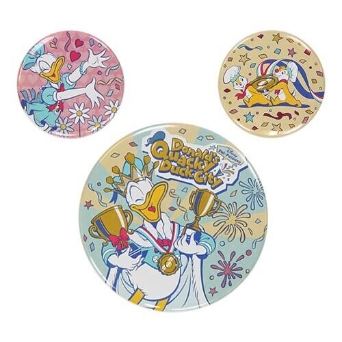 Pre-Order Tokyo Disney Resort 2024 Donald Quacky Duck City Button set 3 PCS