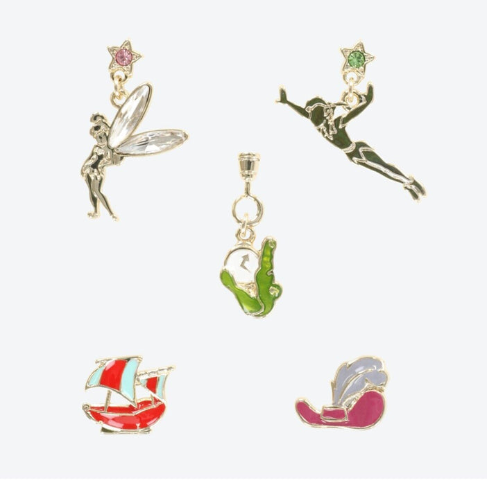 Pre-Order Tokyo Disney Resort Earrings Set Peter Pan 5 PCS