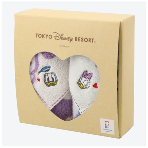 Pre-Order Tokyo Disney Resort IMABARI Mini Towel Set Donald & Daisy - k23japan -Tokyo Disney Shopper-