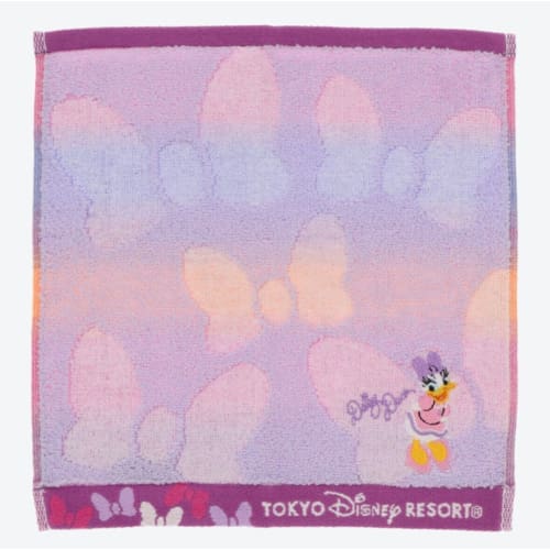 Pre-Order Tokyo Disney Resort Mini Towel Daisy Duck - k23japan -Tokyo Disney Shopper-