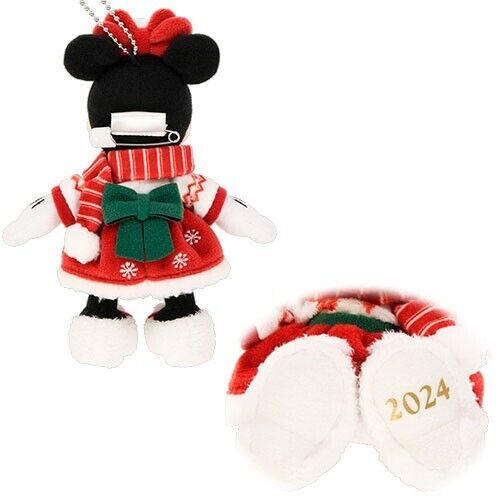 Pre-Order Tokyo Disney Resort 2024 Christmas Plush Badge Minnie