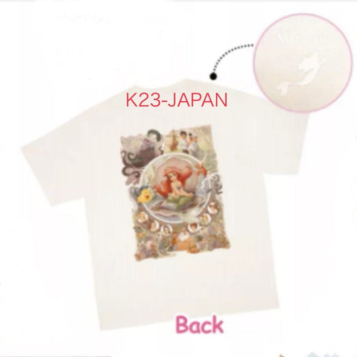 Pre-Order Disney Store JAPAN 2024 The Little Mermaid 35th Ariel T-Shirts
