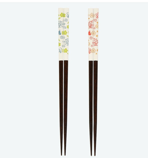 Pre-Order Tokyo Disney Resort 2024 Chopsticks Japanese 2 Pair Set Micky Minnie