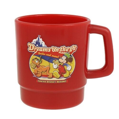 Pre-Order Tokyo Disney Resort 2024 Retro Dreams On The Go Mug Cup Red