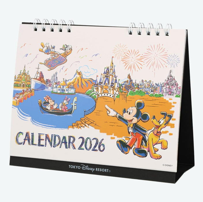 Pre-Order Tokyo Disney Resort 2026 Desktop Calendar Mickey