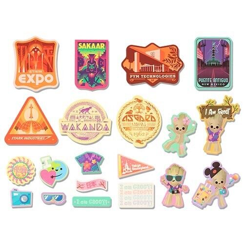 Pre-Order Tokyo Disney Resort 2025 It's A Small World Gloot Sticker Set MARVEL