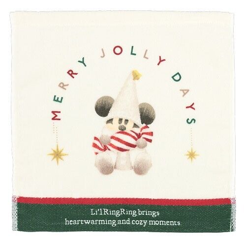 Pre-Order Tokyo Disney Resort 2024 Christmas Lil Ring Ring Mini Towel Set Mickey