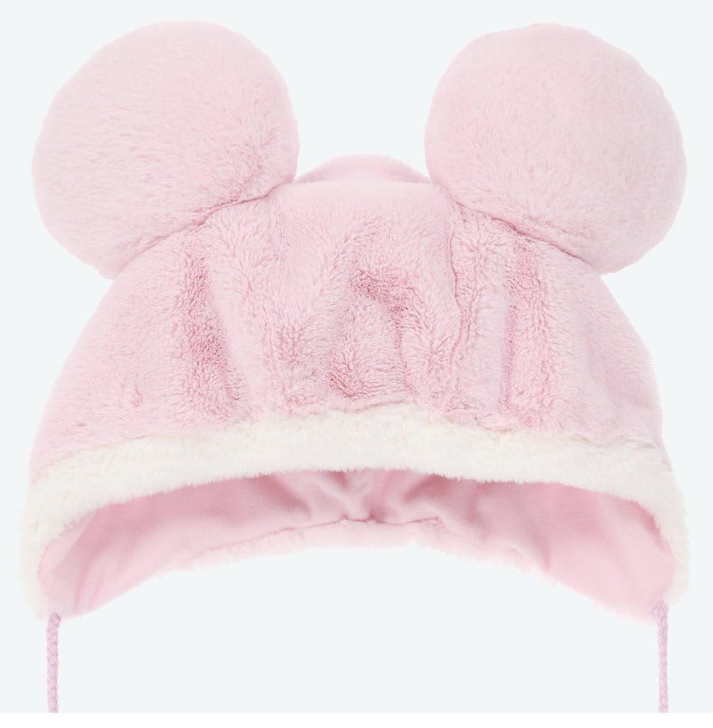 Pre-Order Tokyo Disney Resort Fun Cap Winter Mickey Shape Pink ...