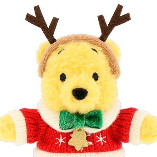 Pre-Order Tokyo Disney Resort 2024 Christmas Plush Badge Reindeer Pooh