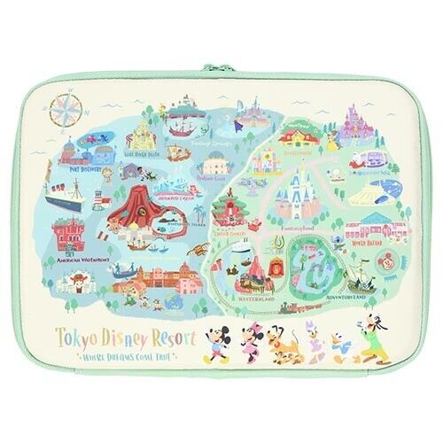 Pre-Order Tokyo Disney Resort 2024 TDL TDS Area Park Map Pen Case TDR