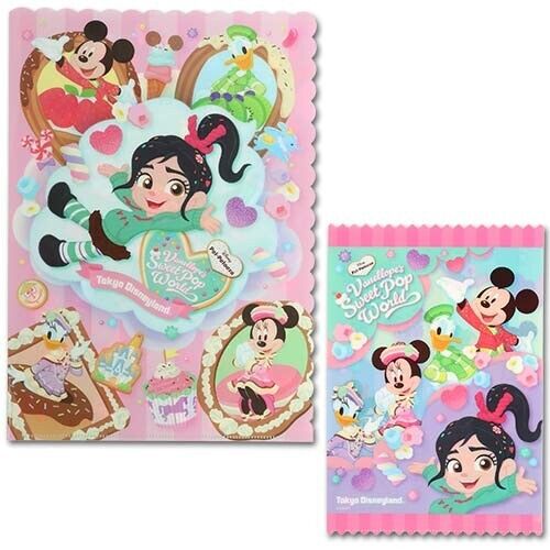 Pre-Order Tokyo Disney Resort 2025 Vanellope Clear Folder Set 2 PCS Sugar Rush