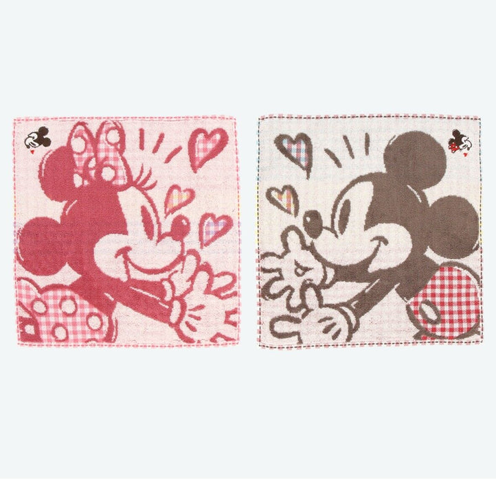 Pre-Order Tokyo Disney Resort 2024 IMABARI Mini Towel Set Mickey & Minnie