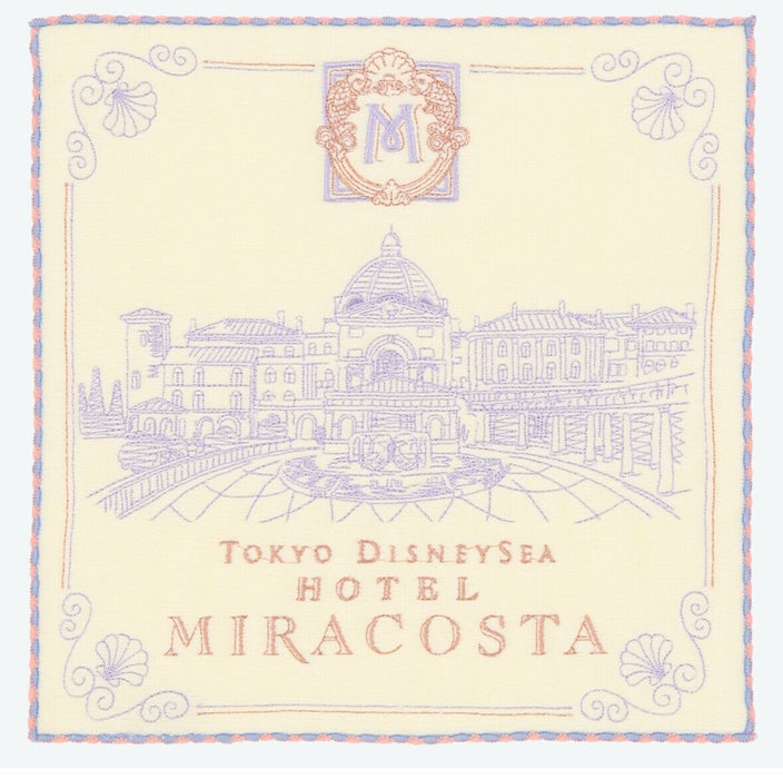 Pre-Order Tokyo Disney Resort 2024 Mini Towel Tokyo Disneyl SEA Hotel Miracosta