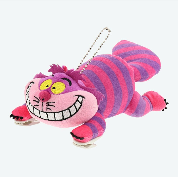 Pre-Order Tokyo Disney Resort Plush Badge Clip on Shoulder Cheshire Cat Alice