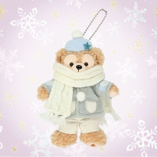 Pre-Order Tokyo Disney Resort 2024 Duffy Dancing Snowflakes Plush Badge Duffy