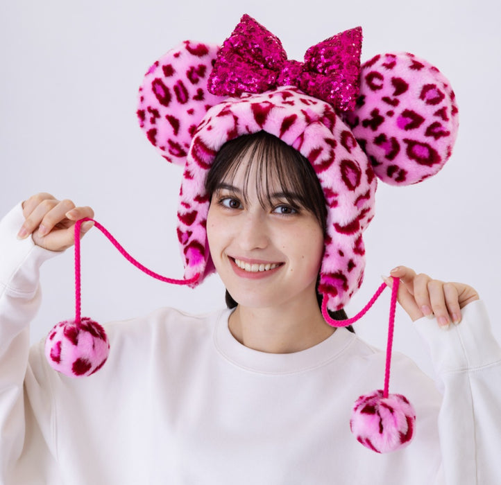 Pre-Order Tokyo Disney Resort 2025 Leopard series Minnie Mouse Fun Cap ...