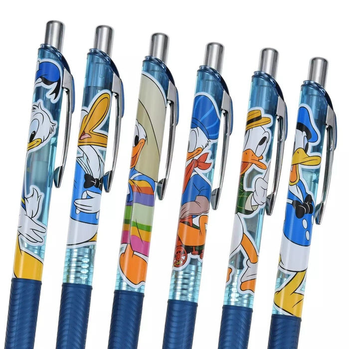 Pre-Order Disney Store JAPAN 2024 Donald Birthday 90th Ballpoint Pen Set 6 PCS