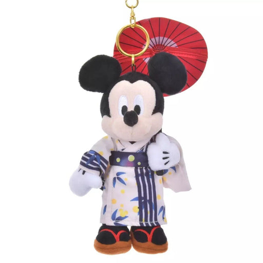 Pre-Order Disney Store JAPAN 2024 Plush Key Chain Japanese MATSURI Mickey