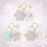 Pre-Order Tokyo Disney SEA 2024 Duffy Dancing Snowflakes Key Chain Set 3 PCS