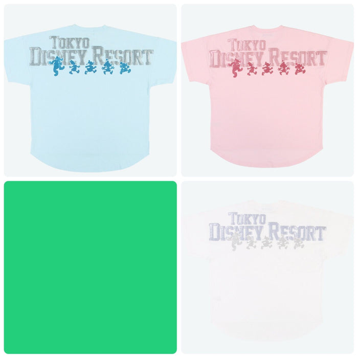 Pre-Order Tokyo Disney Resort 2024 T-Shirts Logo Mickey Friends Big Silhouette