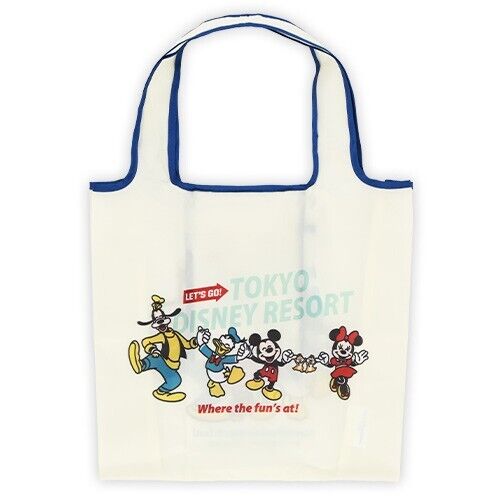 Pre-Order Tokyo Disney Resort 2024 Let's Go TDR Mickey Friends ECO Shopping Bag