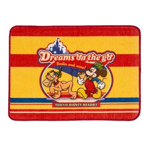 Pre-Order Tokyo Disney Resort 2024 Retro Dreams On The Go Door Mat Mickey Pluto