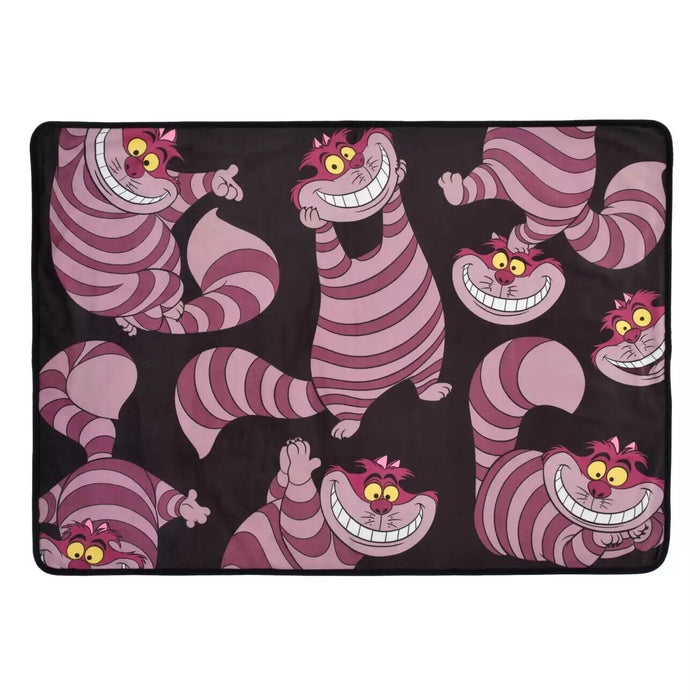 Pre-Order Disney Store JAPAN 2024 Cheshire Cat Alice Blanket Glow in The Dark