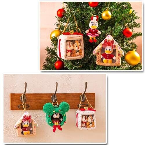 Pre-Order Tokyo Disney Resort 2024 Christmas plush Charm Ornament Chip & Dale