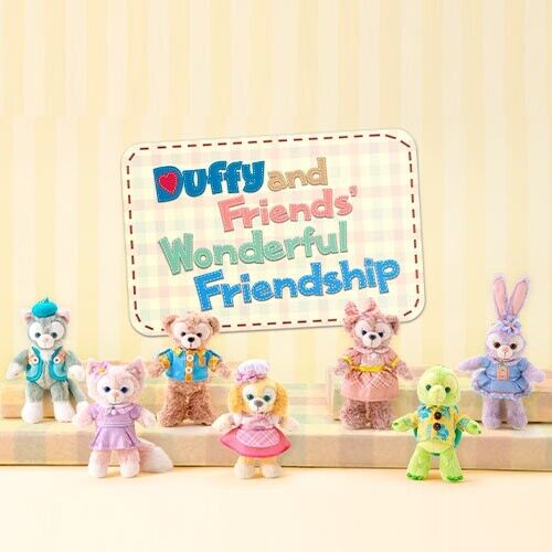 Pre-Order Tokyo Disney Resort Duffy Wonderful Friendship Plush Badge Olu Mel