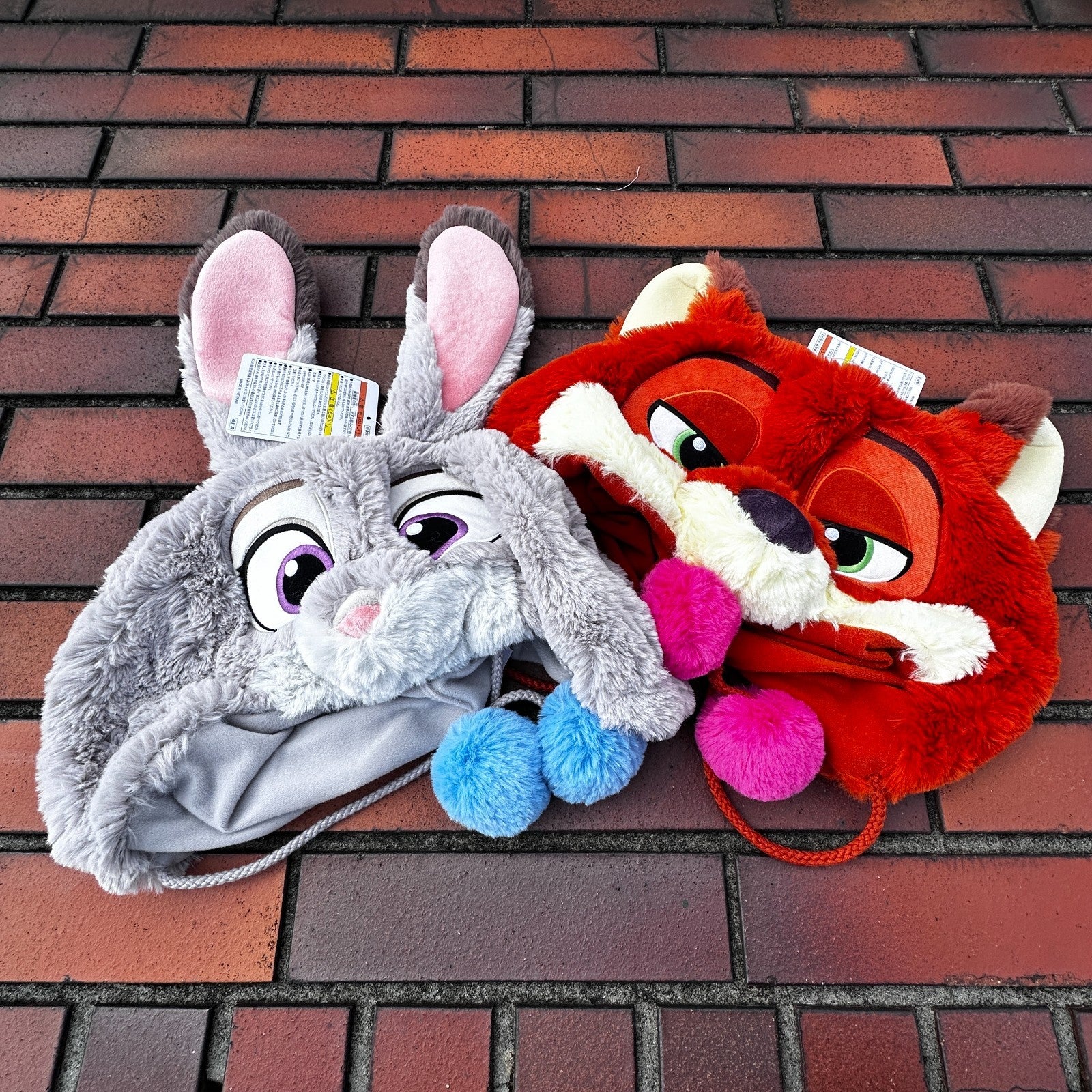 Tokyo Disney Resort 2025 Character Fun Cap Nick & Judy Set