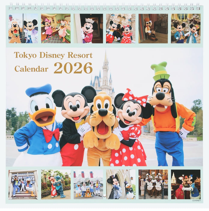 Pre-Order Tokyo Disney Resort 2026 Wall Calendar Mickey