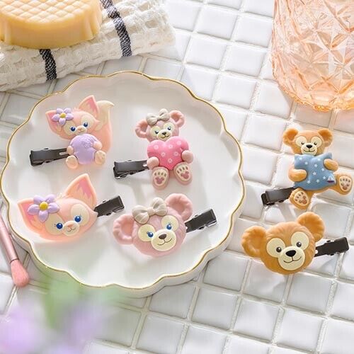 Pre-Order Tokyo Disney Resort 2024 Duffy & Friends Hair Clip LinaBell 2 PCS