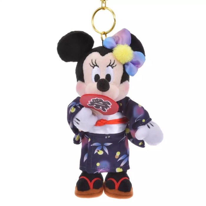 Pre-Order Disney Store JAPAN 2024 Plush Key Chain Japanese MATSURI Minnie