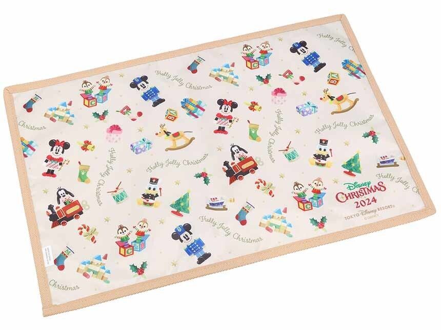 Pre-Order Tokyo Disney Resort 2024 Christmas Souvenir Place Mat Mickey Minnie