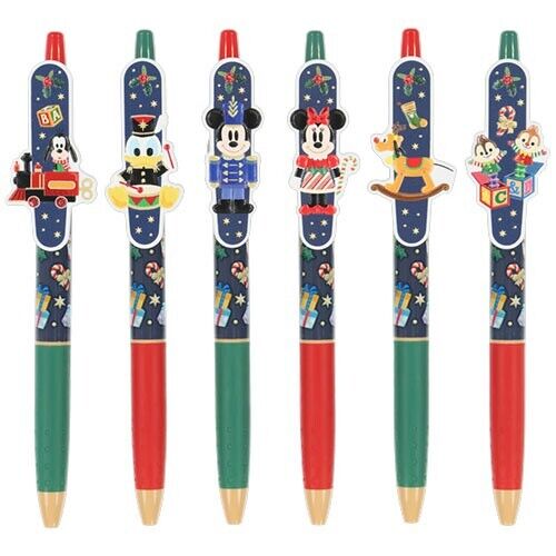 Pre-Order Tokyo Disney Resort 2024 Christmas Ballpoint Pen Set Mickey Friends 6