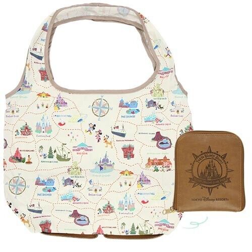 Pre-Order Tokyo Disney Resort 2024 TDL TDS Area Park Map Shopping ECO bag