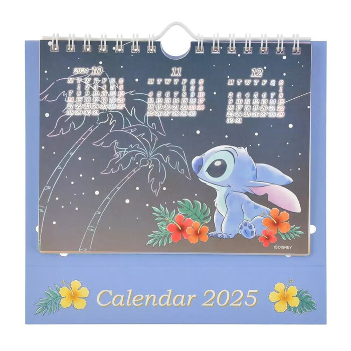 Pre-Order Disney Store JAPAN 2025 Desktop Calendar Stitch & Angel JDS