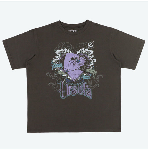 Pre-Order Tokyo Disney Resort T-Shirts Villains Ursula Big Silhouette