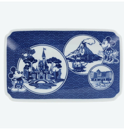 Pre-Order Tokyo Disney Resort 2024 Japanese Taste Square Plate  Mickey Minnie