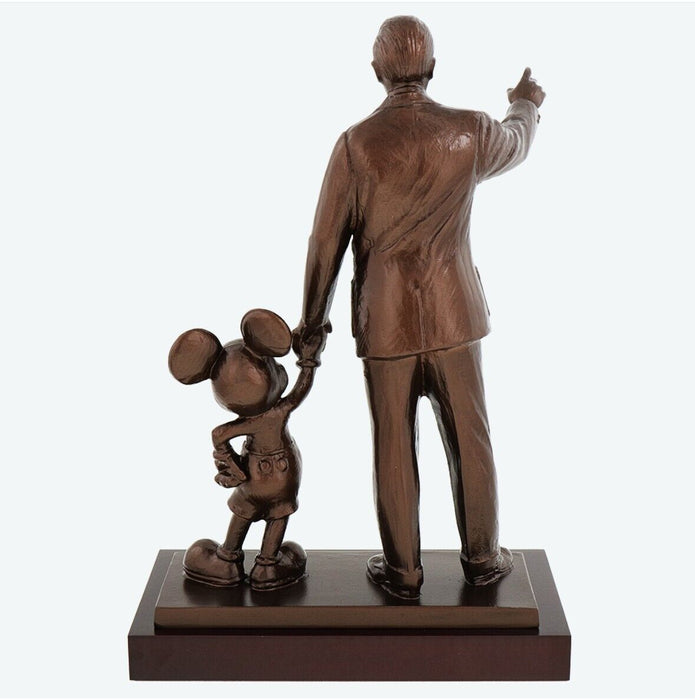 Pre-Order Tokyo Disney Resort Bronze Figure Walt & Mickey Partners TDR